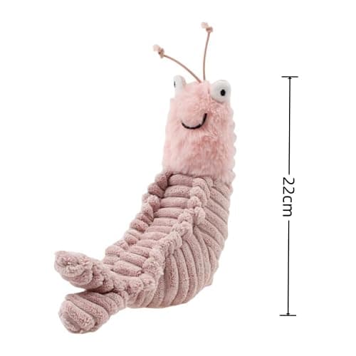 STARTONYOU 22cm Rosa Plüsch Mantis Shrimp,Süße Garnelenpuppe,Süße Mantis Shrimp Puppe, Fortable Bequemes Weiches Kissen,Sweet Cuddle Cotton Stuffed Toy thumbnail 3