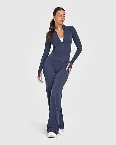 OQQ Yoga Pants Women High Waist Stretch Casual Soft Straight Leg Bottoms thumbnail 5