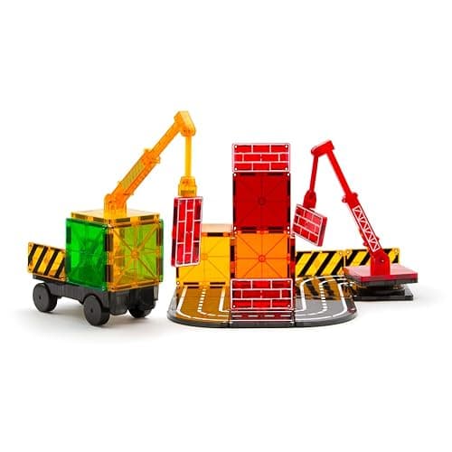 MAGNA-TILES Builder 32-Piece Magnetic Construction Set, The ORIGINAL Magnetic Building Brand thumbnail 5