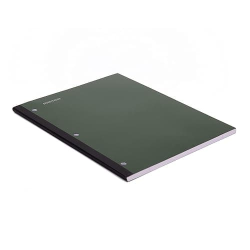 Mintra Wireless Notebook 3pk - 80 Sheets - College Ruled (Arctic Ice, Chili Oil, Green Olive) thumbnail 4