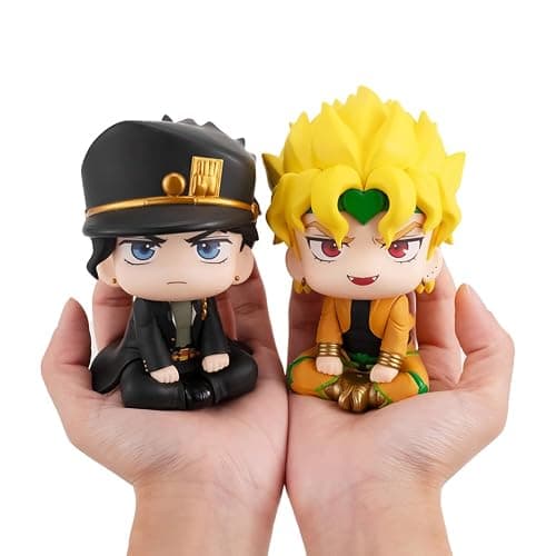 QAHEART Anime JJBA Look Up Figure Jotaro Action Figure Brando Figure Statues Anime Adventure Action Figurine Collectibles 3.94IN thumbnail 4