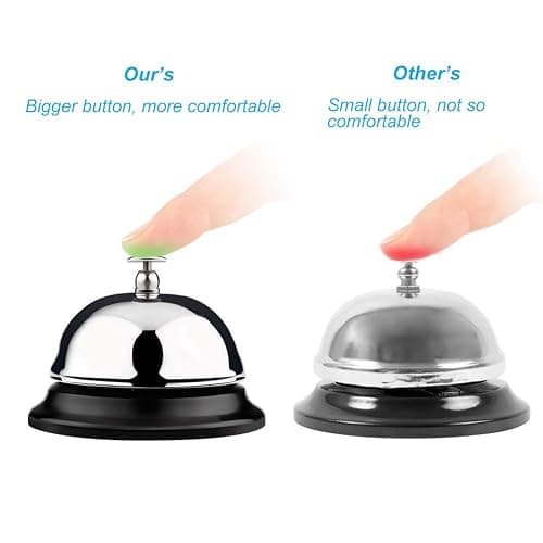 Service Bell, Call Bell, Desk Bell, Big Button, Improved Version thumbnail 2