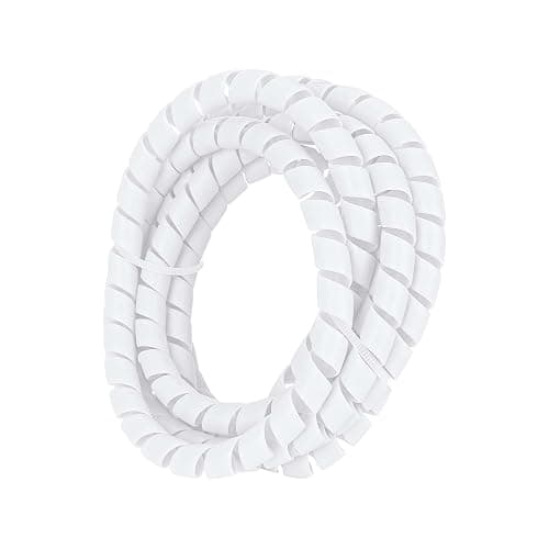 HUIOP 8mmx2m Spiral Cable Wrap Winding Wire Manager Electric Scooter Brake Cable Organizer PP Wire Protective Sleeve Cover Tube,Winding Wire Manager, White thumbnail 4