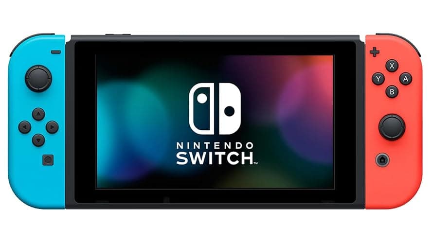 Nintendo Switch™ with Neon Blue and Neon Red Joy‑Con™ (Renewed) - Image 1