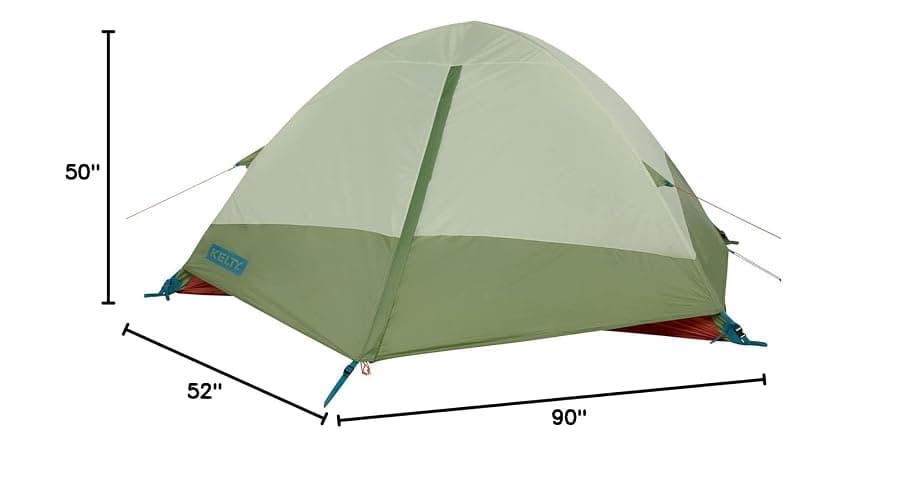 Kelty Tents Kelty Discovery Trail Backpacking Tent, Lightweight and Easy to Setup Backpacking Shelter with 2 Aluminum Poles, Single Door Single Vestibule, Stuff Sack Included thumbnail 7