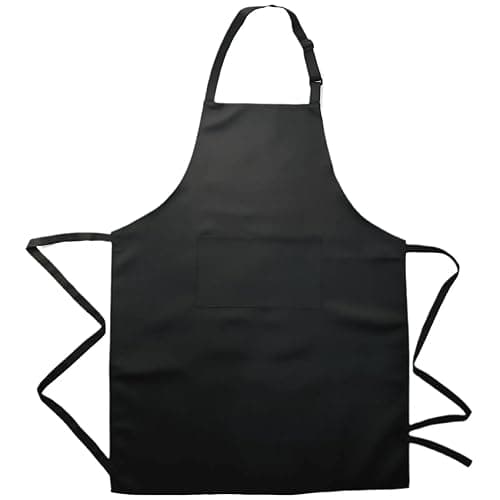 Kuche Shields Basic Kitchen Aprons For Women With Pockets For Cooking Grilling Bbq, Chef White Apron For Adults - Image 1