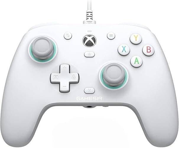 GameSir G7 SE Plud and Play Controller with Hall Effect Joysticks/Hall Trigger, Anti-Drift Wired Gamepad for Xbox Series X|S, Xbox One & Windows 10/11, 3.5 mm Audio Jack - White - Image 1