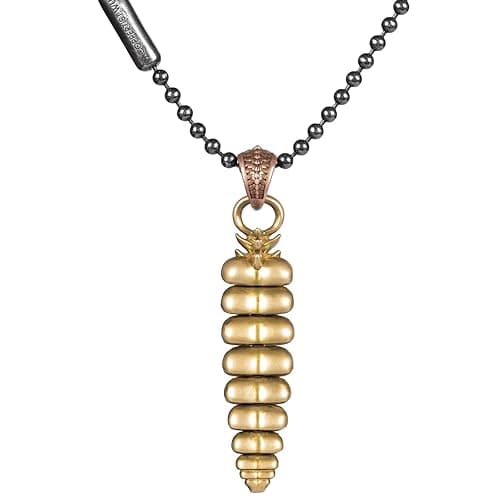 COPPERTIST.WU Rattlesnake Tail Pendant for Necklace Fidget Jewelry Rattle Gift for Women Men Snake Lovers - Image 1