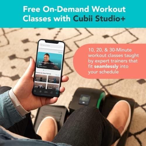 Cubii Move - Under Desk Elliptical Bike Pedal Exerciser Portable Seated Elliptical Machine W/Adjustable Workout Levels - Adult to Seniors thumbnail 2
