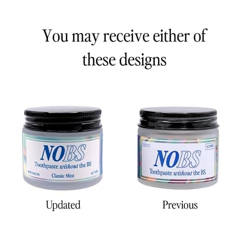 NOBS (No Bad Stuff) Toothpaste Tablets - Nano Hydroxyapatite, Fluoride & Plastic Free, Eco & Travel Friendly - Remineralize with NHA (1 Month) thumbnail 6