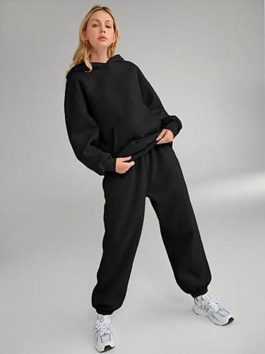 AUTOMET Womens 2 Piece Outfits Lounge Hoodie Sweatsuit Sets Plus Size Fall Fashion Clothes Airport Travel Pants Tracksuits thumbnail 5