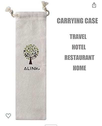 ALINK 8-Pack Stainless Steel Straws, 10.5” Long Reusable Replacement Metal Straws for 20 30 OZ Yeti Tumbler, RTIC, Tervis, Mason Jar, With 2 Cleaning Brush and 1 Carrying Case thumbnail 7