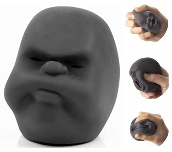 Squishy Fidget Sensory Stress Human face Toys for Adults Teens Kids,Decompression Anxiety Relief Toy,Funny Gift for Birthday,Christmas,Stocking Stuffer Gift - Image 1