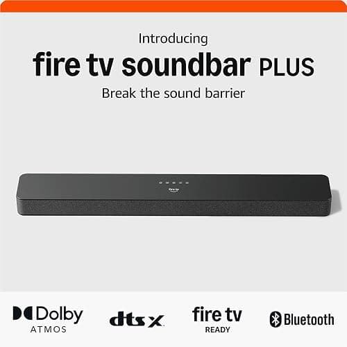 Amazon Fire TV Soundbar Plus (newest model) with built-in subwoofer, 3.1 channel, Dolby Atmos, clear dialogue thumbnail 7