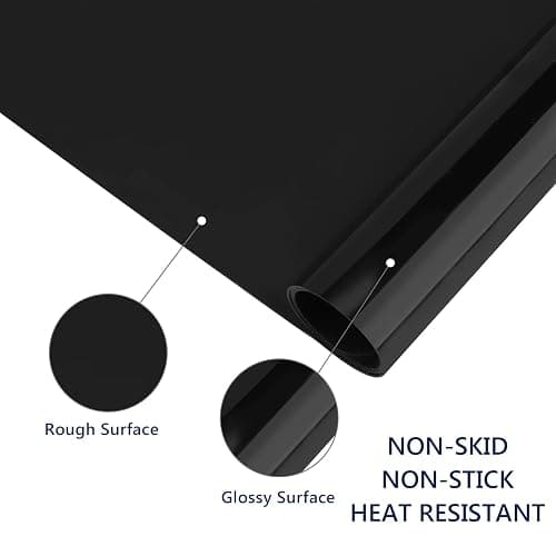 Gartful 2 Pack Silicone Crafting Mats, 15.7" x 11.8" Silicone Mat for Crafts, Large Heat Resistant Sheet for Jewelry Casting, Epoxy Resin, Painting, Counter Table Protector, Placemat, Nonstick, Black thumbnail 3