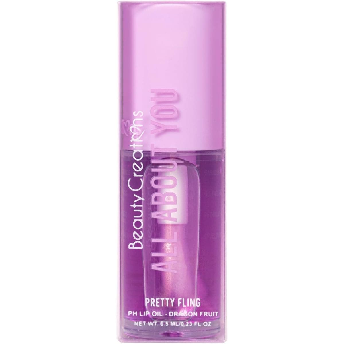 Beauty Creations All About You PH Lip Oils Tinta Aceite Labial 6 Aromas Distintos (Pretty Fling (Dragon Fruit)) - Image 1