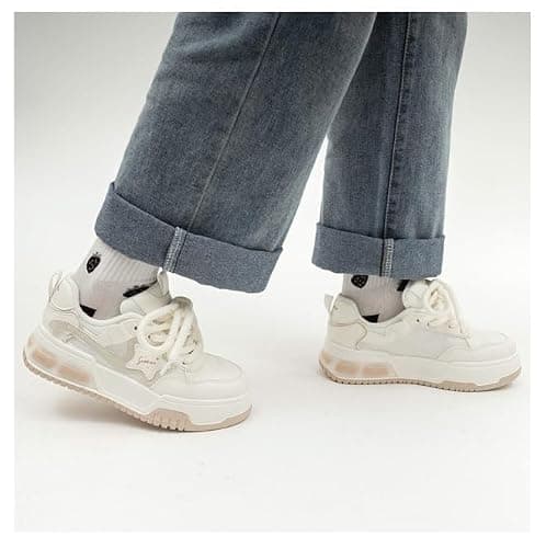 UNMULFC Star Shoes Women Walking Sneakers Y2k Shoes Platform Chunky Aesthetic Cute Travel Outdoor Sport thumbnail 8