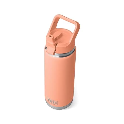 YETI Rambler 26 oz Bottle, Vacuum Insulated, Stainless Steel with Color Matching Straw Cap - Image 1