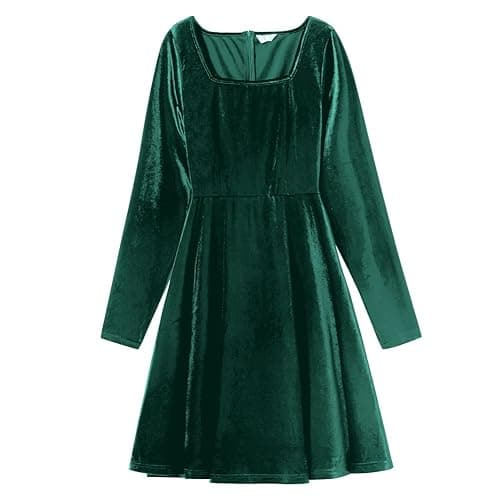 Mommy and Me Christmas Dresses Plaid Velvet Dress Xmas Holiday Party Mom Daughter Matching Outfits Photoshoot thumbnail 4