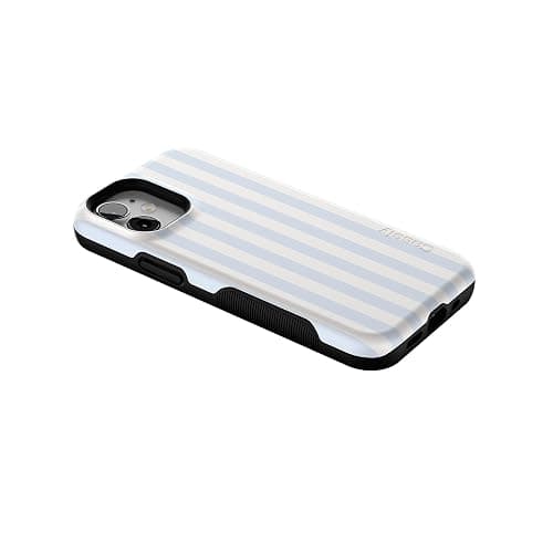 Casely iPhone 12 Mini Case | Blue Stripes | Sunday Best | Bold Protective Design | Compatible with MagSafe thumbnail 7