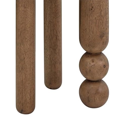 Tov Furniture Morse Cognac Brown Wood Round Accent Table - Cognac Brown thumbnail 9