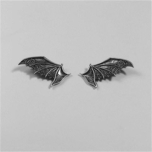 Halloween Bat Wing Hair Clips for Women Girls Devil Wings Hair Clip Silver Devil Wing Hair Barrettes Halloween Costumes Cosplay Hair Accessories for Women Bat Wings Clips thumbnail 5