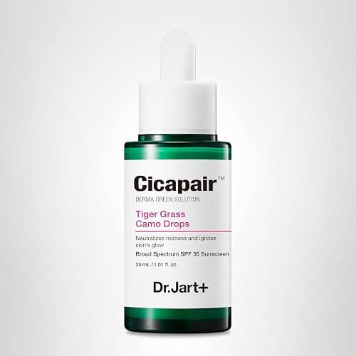 Dr.Jart+ Cicapair Tiger Grass Camo Drops Tinted Serum SPF 35 with Centella Asiatica | Skin Tint | Korean Skin Care Makeup Hybrid, 1.01 Fl Oz thumbnail 8