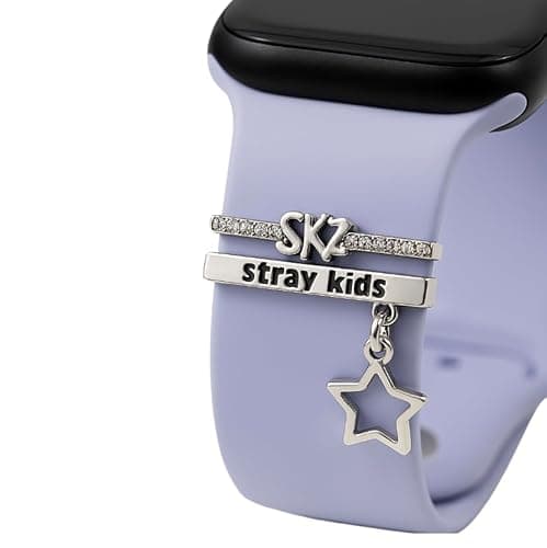 Korean Pop Straykids Watch Band Charms for apple watch strap accessories, Samsung Galaxy & Google pixel. Stray-kids merch for STAYs