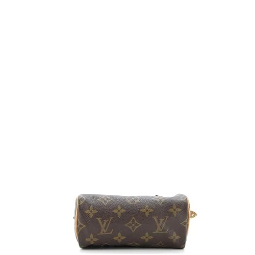 Louis Vuitton, Pre-Loved Speedy Mini HL Handbag Monogram Canvas, Brown thumbnail 4