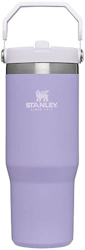 Stanley IceFlow Flip Straw Tumbler with Handle | Twist On Lid and Flip Up Straw | Leak Resistant Water Bottle | Insulated Stainless Steel | BPA-Free - Image 1