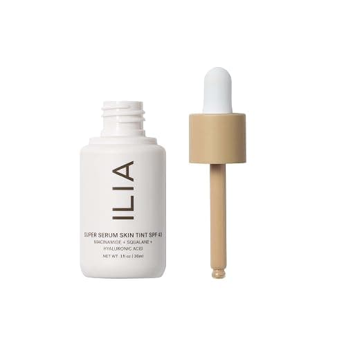 ILIA - Super Serum Skin Tint SPF 40 | Non-Comedogenic, Vegan, Lightweight to Help Against Blue Light, + Pollution while Hydrating, Smoothing, + Refining (Formosa ST4, 1 fl oz | 30 ml) thumbnail 6