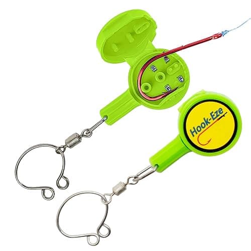 HOOK-EZE Fishing Knot Tying Tool | Protect from Fish Hooks | Tie Fishing Knots Easily | Cool Gadgets for Fishermen | Ice Fly Fishing | Fishing Accessories for Beginner Anglers | Nail Knot Tool - Image 1