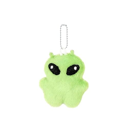 PUCAPOCO Cute Plush Alien Bag Charms Kawaii Cartoon Star Alien Keychain | Purse Charms for Handbags Backpack Women Girls Halloween Christmas Gift - Image 1