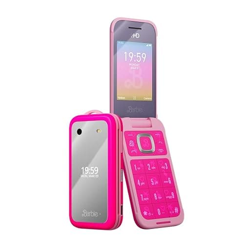 HMD Barbie | Flip | Unlocked | KaiOS | Compatible with All Carriers | Power Pink | US Version - Image 1