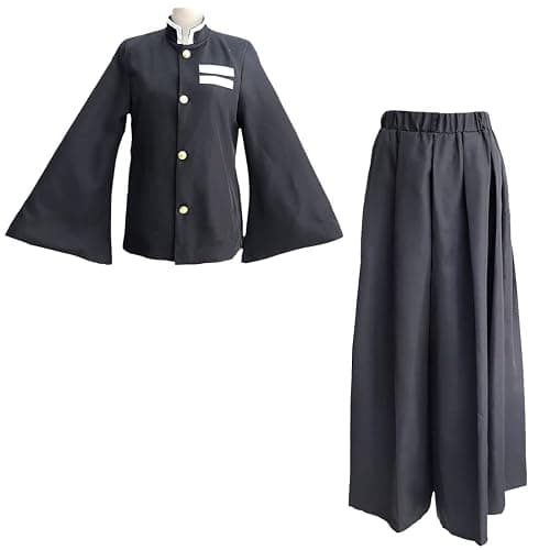 Mens Muichiro Cosplay Costume Tokitou Muichirou Cosplay Uniform Kimonos With Wig Full Set Outfit Halloween thumbnail 4