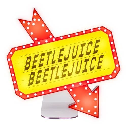 Paladone Beetlejuice Icon Accent Light - Officially Licensed Merchandise from Iconic Retro Horror Movie, Spooky Room Decor and Gift, Gothic Bedroom Accessory and Nightlight for All Ages thumbnail 8