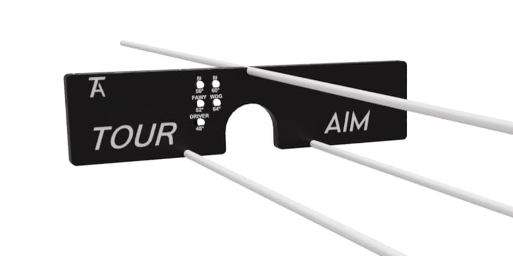 Tour Aim 2.0 Golf Training Aid – 11-in-1 Alignment Sticks & Swing Plane Golf Practice System – Lightweight Alternative to Heavy Brick-Like Golf Aids – Maximum Portability, Accuracy & Consistency thumbnail 3