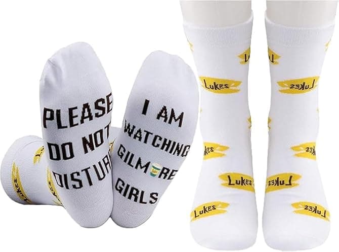 TV Show Inspired Gift Novelty TV Show Socks Birthday Gift Christmas Gift - Image 1
