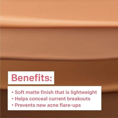 Almay Foundation, Acne Face Makeup with Salicylic Acid, Face Makeup with Skincare Ingredients, Matte Finish, Hypoallergenic, Cruelty Free, Dermatologist Tested Foundation, 100 Ivory, 1 Oz thumbnail 4
