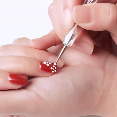 5 pc 2 Way Dotting Pen Tool Nail Art Tip Dot Paint Manicure kit (5PC) thumbnail 4