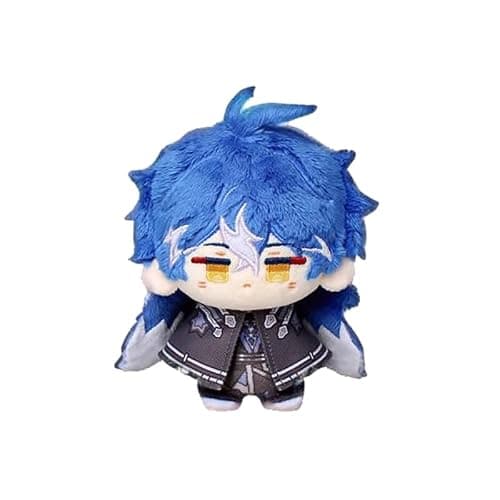 Molagogo Anime Genshin Durin Plush Keychain, 4 Inch Varka Plush Backpack Pendants Doll, Flins Decorative Pendants Plushie - Image 1