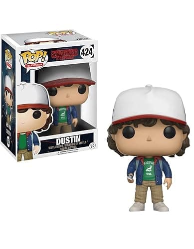 Funko POP Television Stranger Things Dustin with Compass Toy Figure - Image 1