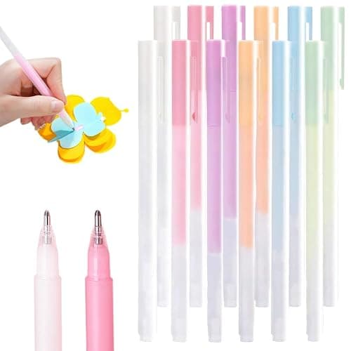 2024 New Quick Drying Color Spot Roller Glue Pens - Easy Control Precision Glitter Pens for Scrapbooking, Handmade Stationery, Craft Supplies (12) - Image 1
