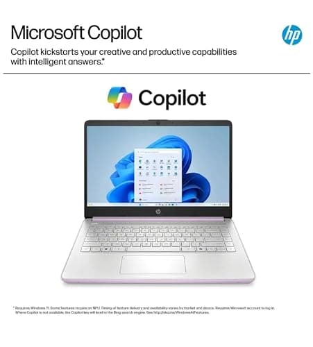 HP 2025 Student Business Laptop, Intel Processor N150(up to 3.6 GHz), 14 Inch LED Screen,16G RAM, 128GB Storange,1 Year Office 365, Windows 11 Home,Honey Lavender,w/YYY Accessories - 16G,128GB - Honey Lavender thumbnail 5