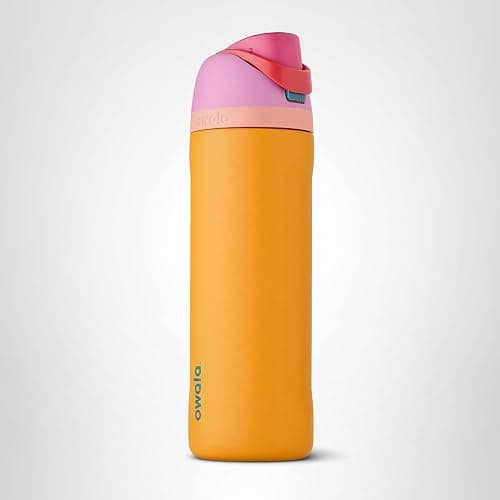 Owala FreeSip Insulated Stainless Steel Water Bottle with Straw for Sports, Travel, and School BPA-Free Sports Water Bottle, 24 oz, Tropical thumbnail 6