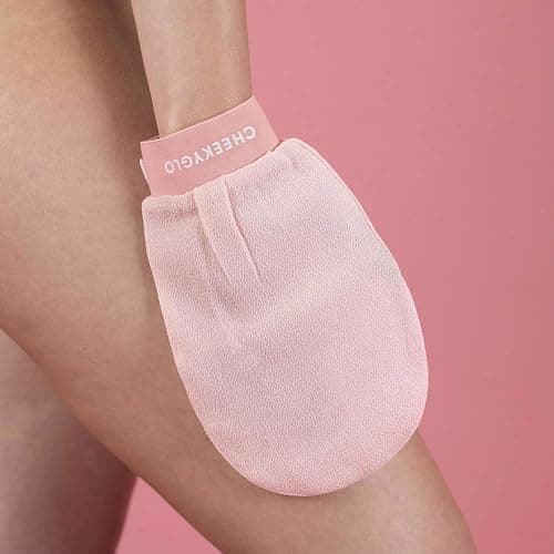 CheekyGlo Exfoliating Glove, 2PCS Sensitive Body Exfoliating Gloves, Korean Exfoliating Mitt & Deep Exfoliating Body Scrubber for Shower, Effective, Gentle, Reusable, Ideal for Smooth Skin thumbnail 7