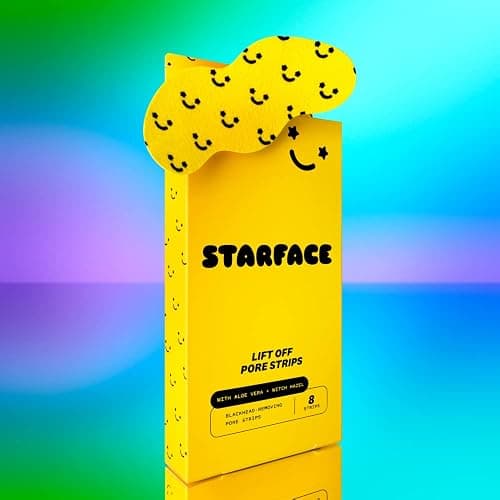 Starface World Lift Off Pore Strips, Blackhead Remover, Deep Cleansing Nose Strip, Patches for Pores (8 count) thumbnail 5