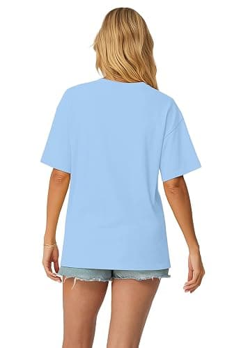 ONLYSTORY Oversized Graphic Floral T Shirts for Teens Girls Cottage Core Loose Tees Casual Aesthetic Vintage Tops thumbnail 5