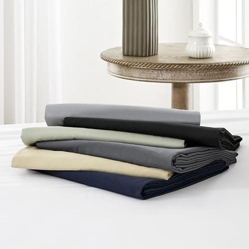 FreshCulture Queen Sheet Set - Ultra Soft Sheets for Queen Size Bed - Brushed Microfiber - Deep Pockets - Easy Care - Cooling & Breathable - 4 Pieces Hotel Luxury Queen Bed Sheets (Sage Green) thumbnail 5