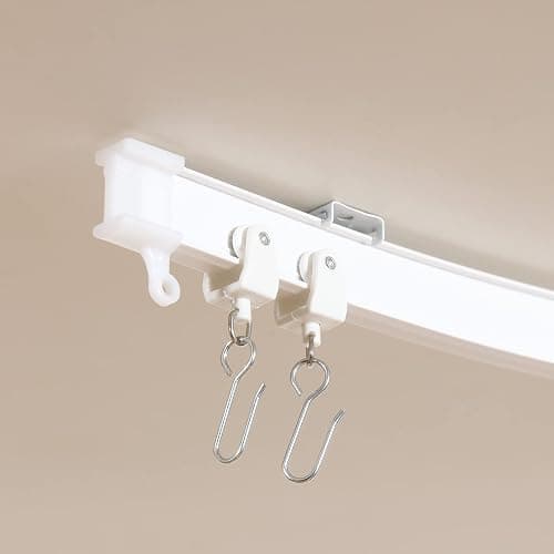 Trimold Premium 6m Ceiling Curtain Track System, Flexible and Durable Design for Effortless Gliding, Ideal for Shower Window RV Room Dividers, Privacy and Home Décor thumbnail 9